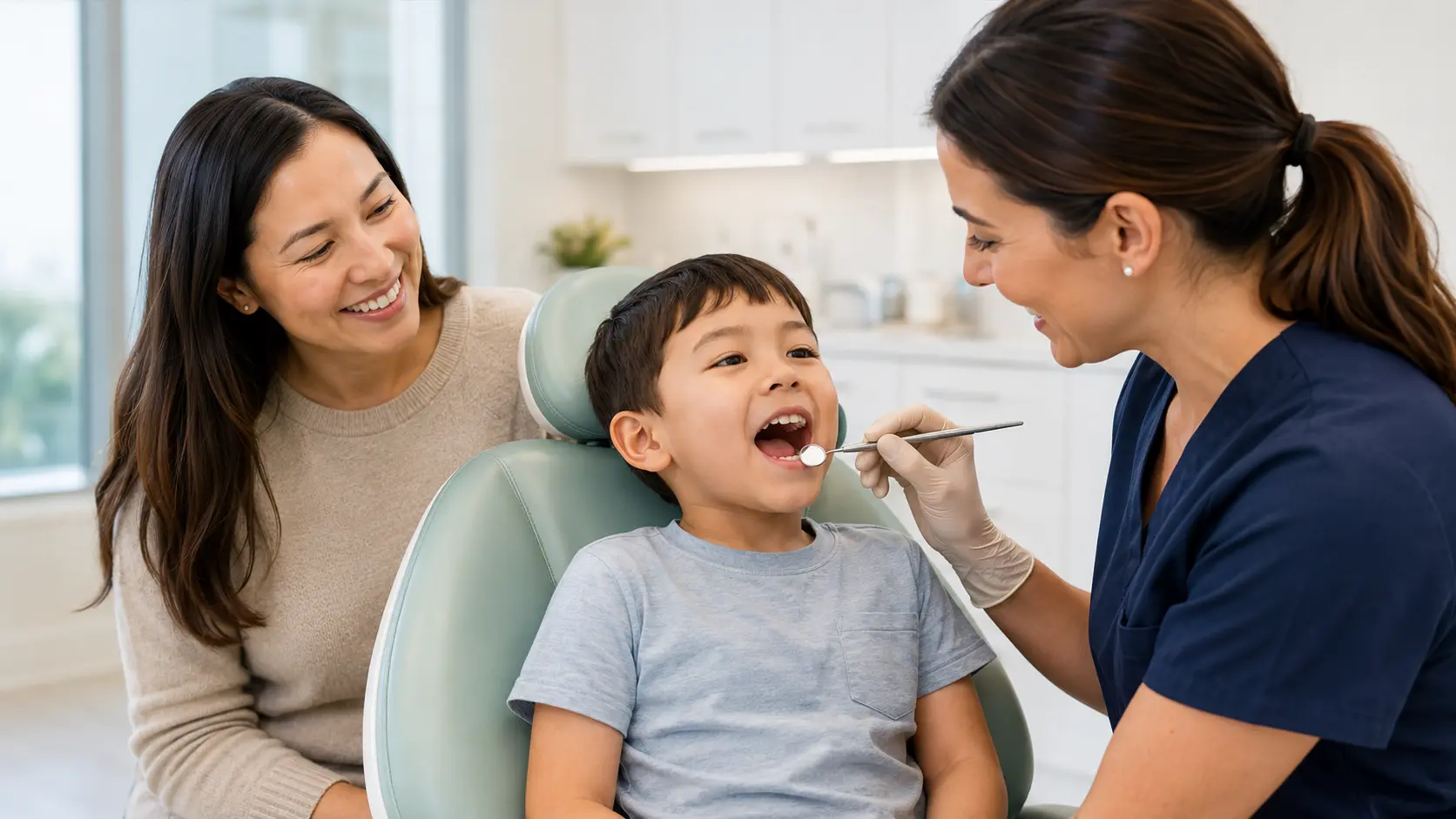 child at dentist Maple Ridge